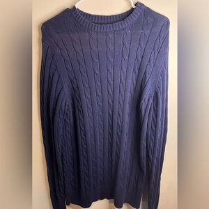 Croft & Barrow Men's Crewneck Sweater - Deep Blue